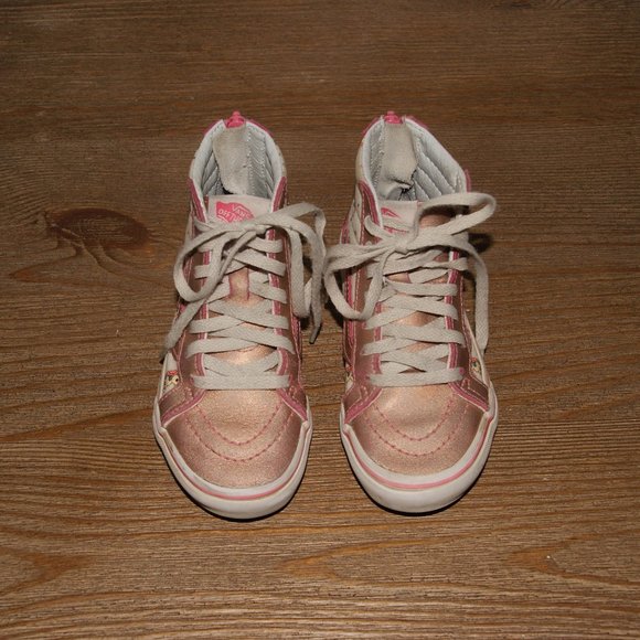 VANS Kids Unicorn Rainbow Sk8-hi Zip Shoes sz 11 - Picture 2 of 7